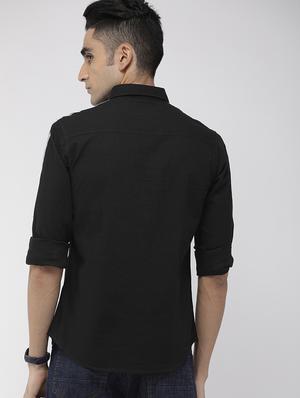 black taped casual shirt - 16759965 - Standard Image - 3