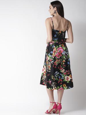 cami neck floral a-line dress - 16763519 - Standard Image - 3