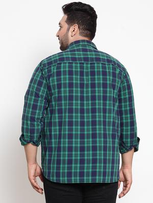 green checkered casual shirt - 16763618 - Standard Image - 3