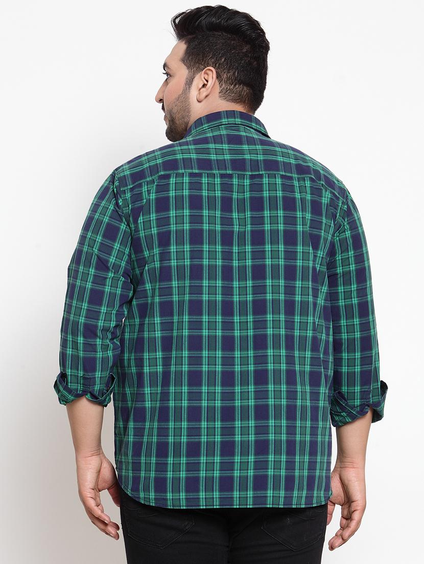 green checkered casual shirt - 16763618 - Zoom Image - 3