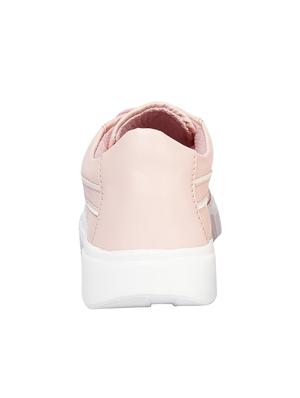 pink lace-up sneakers - 16763729 - Standard Image - 3