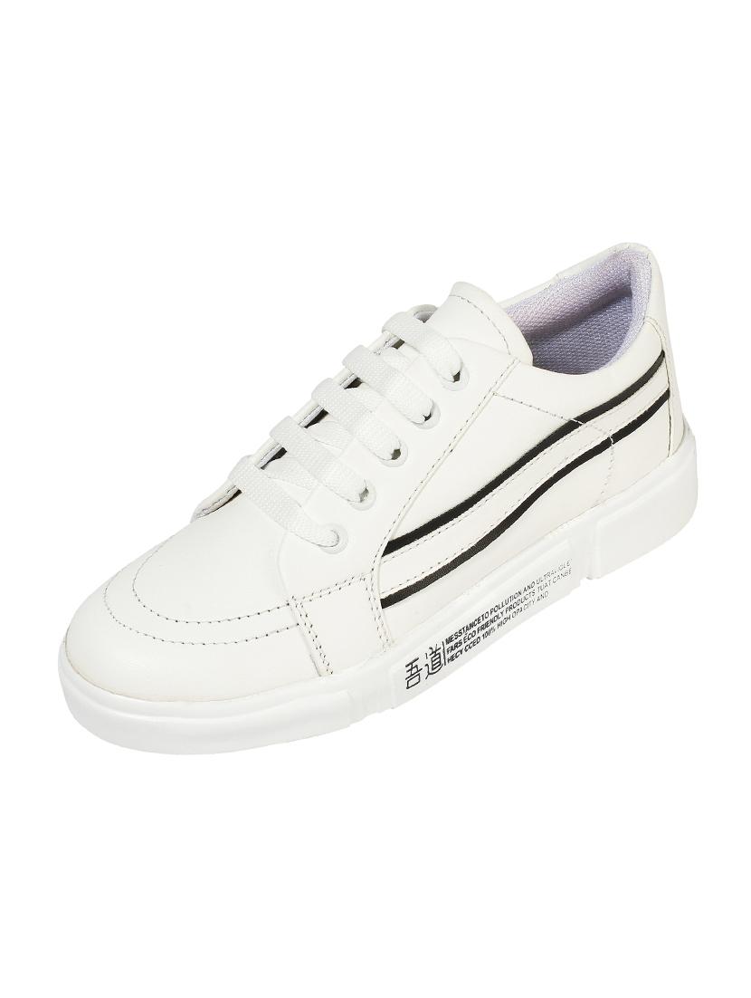 white lace-up sneakers - 16763730 - Zoom Image - 3