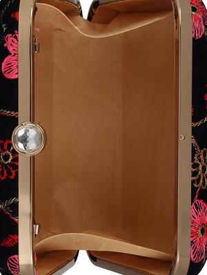 blue velvet box clutch - 16764045 - Standard Image - 3