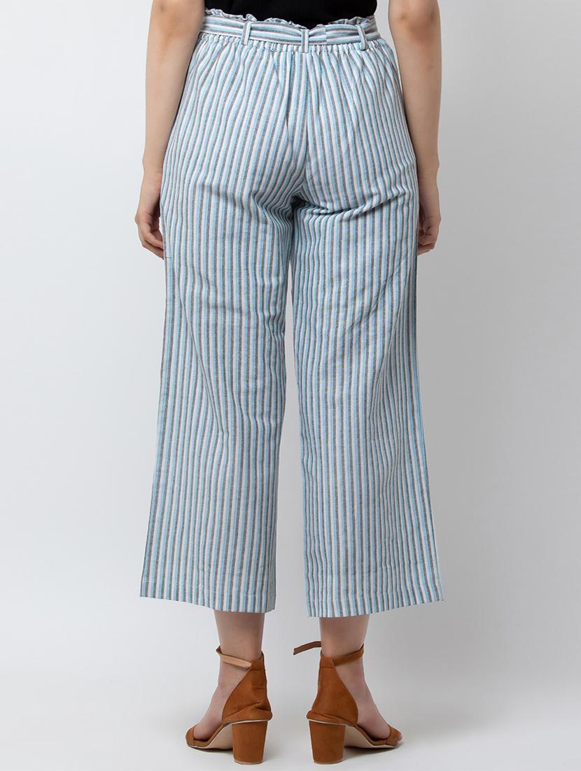 tie knot striped trouser - 16764403 - Zoom Image - 3
