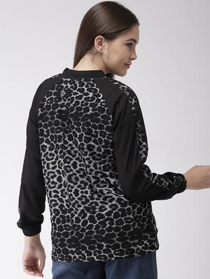 raglan sleeved animal print jacket - 16765255 - Standard Image - 3