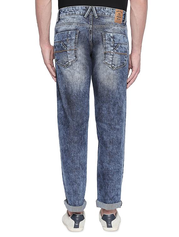 blue heavy washed denim jeans - 16765299 - Zoom Image - 3
