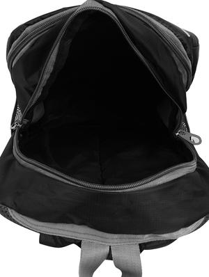 black polyester backpack - 16765486 - Standard Image - 3