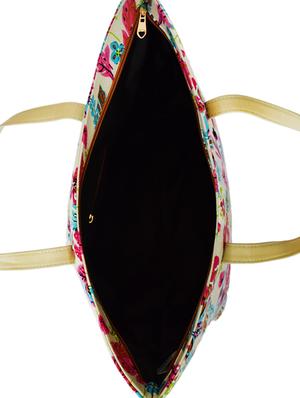 multi colored cotton regular tote - 16766557 - Standard Image - 3