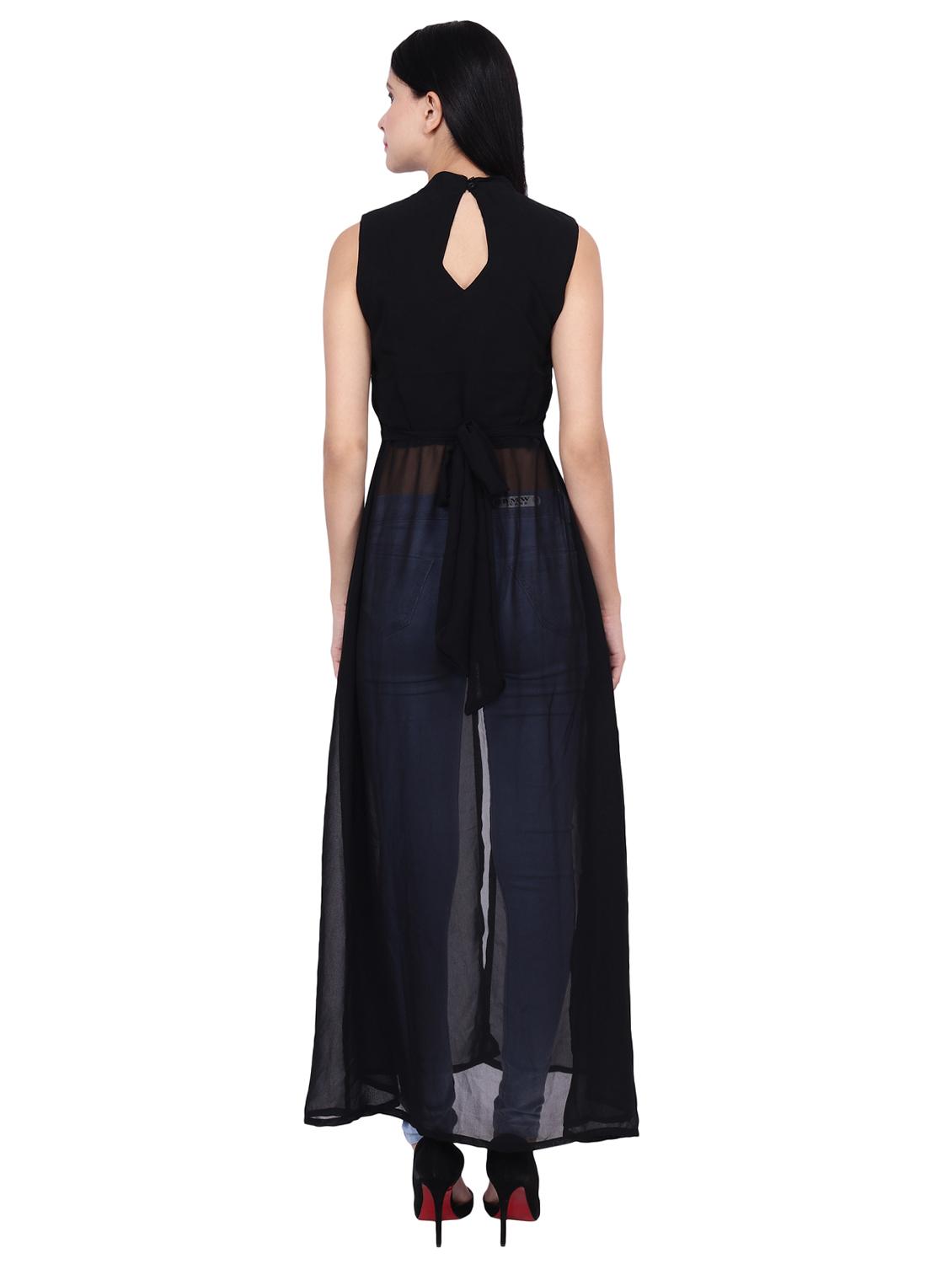 solid high slit kurta - 16767348 - Zoom Image - 3
