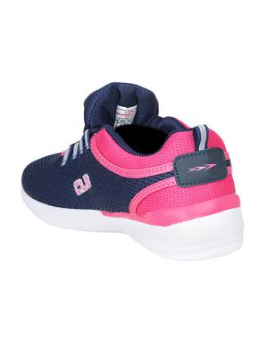 navy lace-up sports shoes - 16768046 - Standard Image - 3