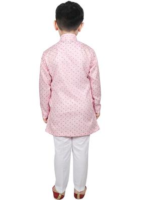 pink cotton kurta set - 16769451 - Standard Image - 3