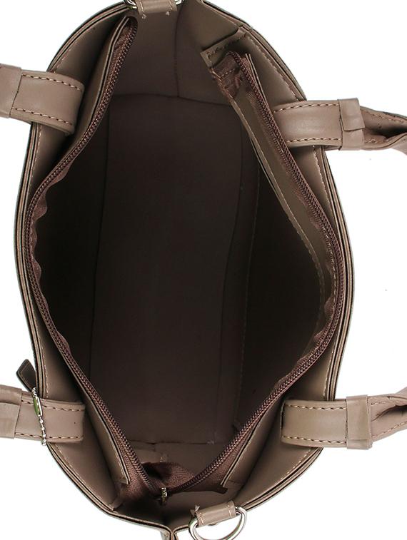 brown leatherette regular sling bag - 16769484 - Zoom Image - 3