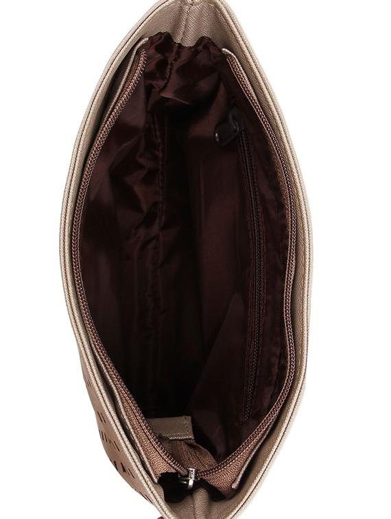 beige leatherette regular sling bag - 16769496 - Zoom Image - 3