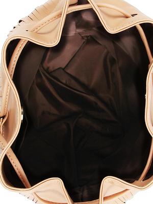 beige leatherette regular sling bag - 16769499 - Standard Image - 3