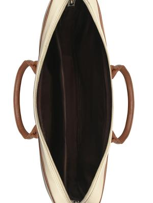 beige leatherette laptop bag - 16769518 - Standard Image - 3