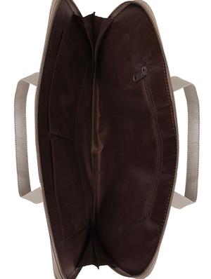 brown leatherette regular laptop bag - 16769525 - Standard Image - 3