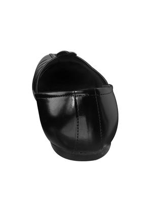 black leatherette slip on jutis - 16771873 - Standard Image - 3
