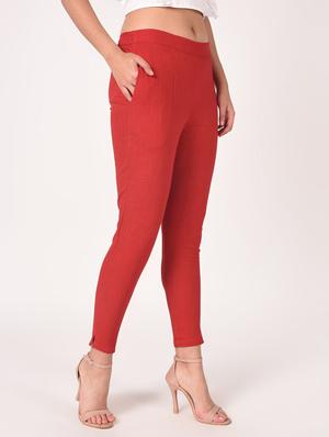 mid rise flat front trouser - 16773366 - Standard Image - 3