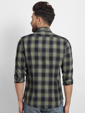 green checkered casual shirt - 16773414 - Standard Image - 3