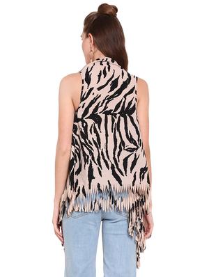 animal print regular shrug - 16773755 - Standard Image - 3