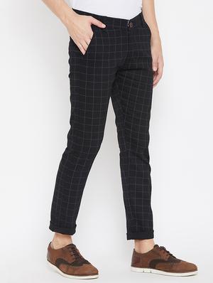 black checkered chinos - 16773760 - Standard Image - 3