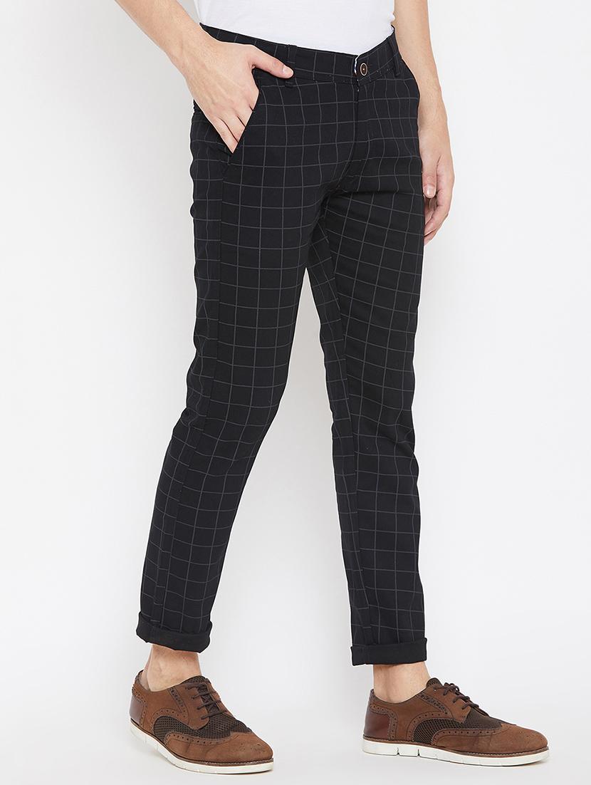 black checkered chinos - 16773760 - Zoom Image - 3
