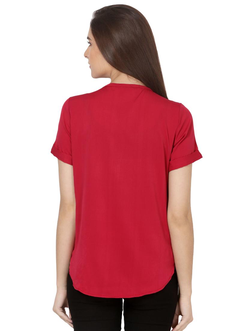 key hole neck embellished top - 16773831 - Zoom Image - 3