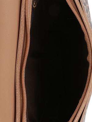brown leatherette regular sling bag - 16774101 - Standard Image - 3