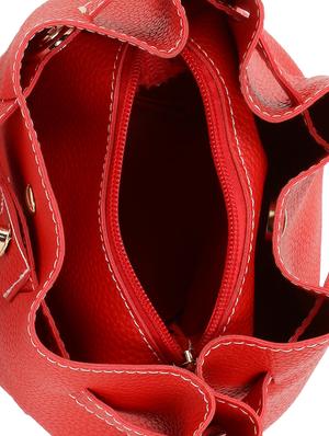red leatherette combo sling bag - 16774119 - Standard Image - 3