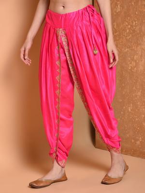 solid dhoti salwar - 16776735 - Standard Image - 3