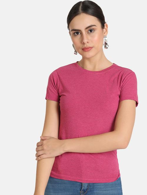 round neck solid tee - 16777296 - Very Small Image - 1
