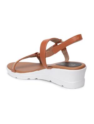 tan back strap wedges - 16779542 - Standard Image - 3