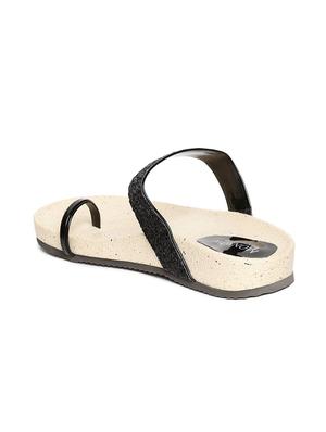 black one toe wedges - 16779571 - Standard Image - 3