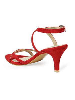 red ankle strap sandals - 16779680 - Standard Image - 3