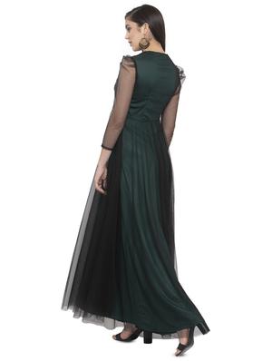 puff sleeved embellished maxi dress - 16780847 - Standard Image - 3