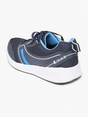 navy mesh lace up sport shoes - 16781422 - Standard Image - 3