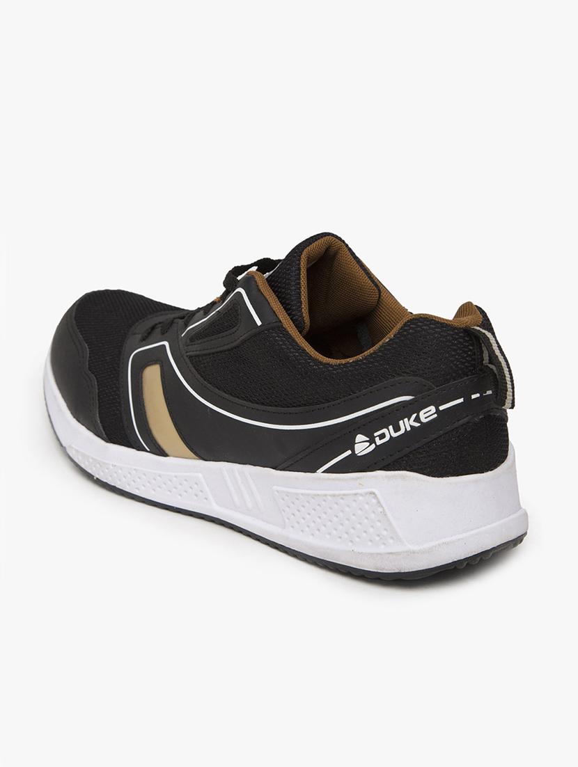 black mesh lace up sport shoes - 16781424 - Zoom Image - 3