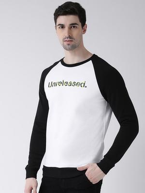 white chest printed raglan sweatshirt - 16782461 - Standard Image - 3