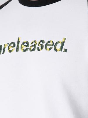 white chest printed raglan sweatshirt - 16782461 - Standard Image - 6