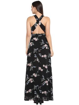 halter neck floral maxi dress - 16782853 - Standard Image - 3