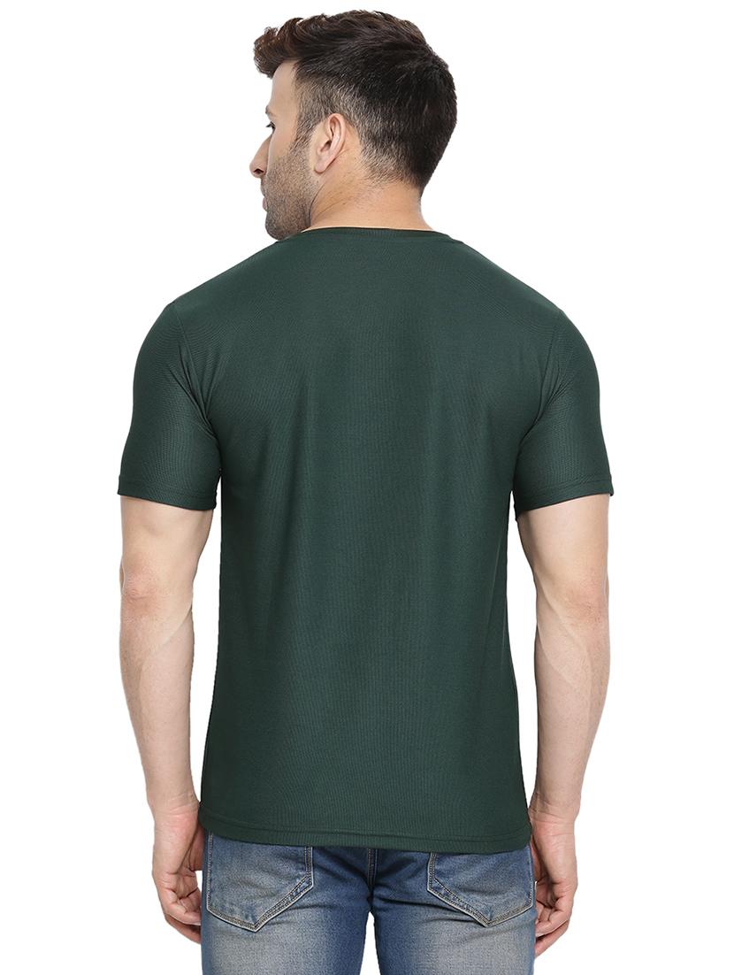 green solid t-shirt - 16782957 - Zoom Image - 3