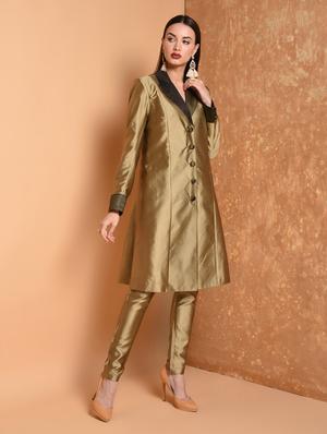 solid kurta pant set - 16784426 - Standard Image - 3