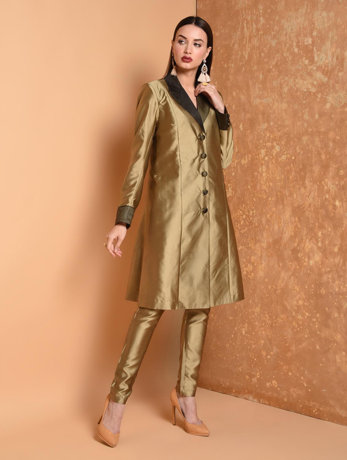 solid kurta pant set - 16784426 - Zoom Image - 3