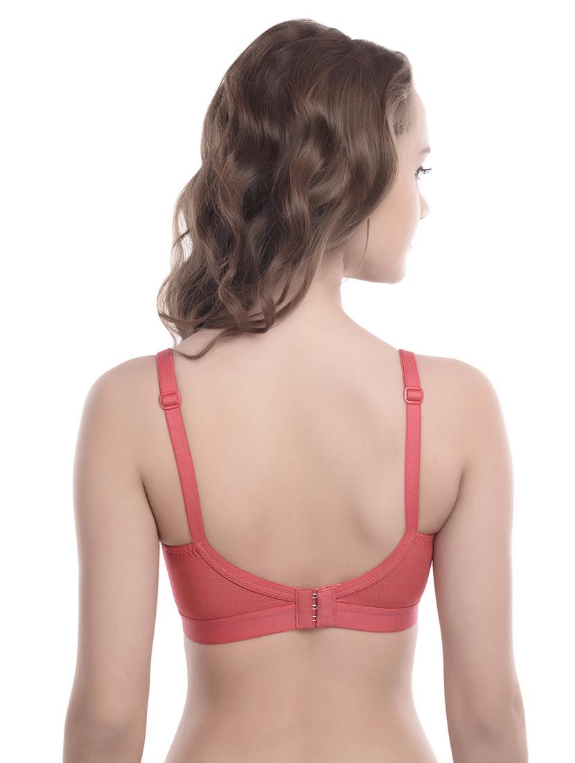 bow patch laced t-shirt bra - 16784758 - Zoom Image - 3