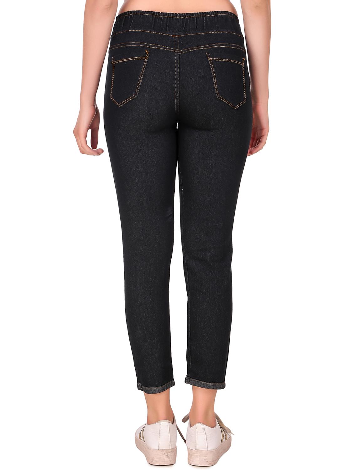 drawstring waist printed jeans - 16785853 - Zoom Image - 3