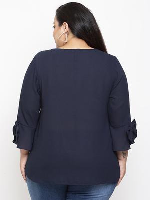 bow detail solid top - 16786640 - Standard Image - 3