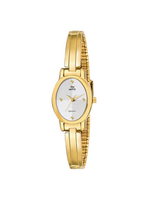 hemt white dial analog women's watch-hm-lr045-wht-gld-ch - 16787196 - Standard Image - 1