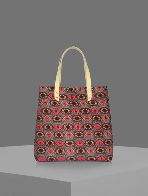 multi colored cotton regular tote - 16788790 - Very Small Image - 1