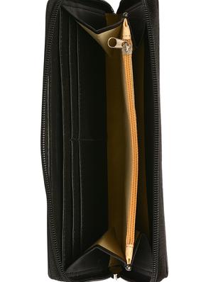 black leatherette regular clutch - 16788932 - Standard Image - 3