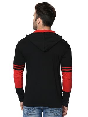 black color block t-shirt - 16789659 - Standard Image - 3